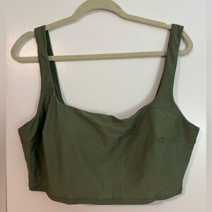 Olive Green Aerie Bikini Top